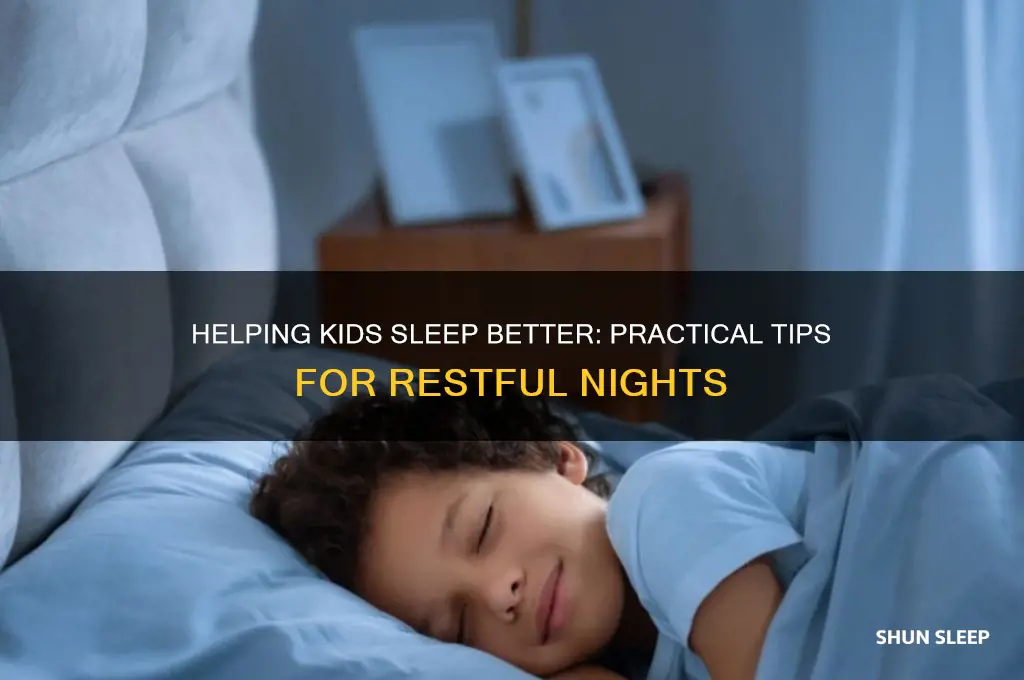 how to help kids that have sleeping prolblems