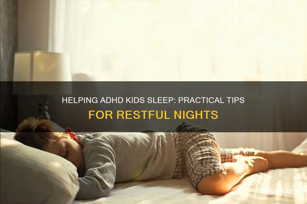 how to help kids with adhd sleep