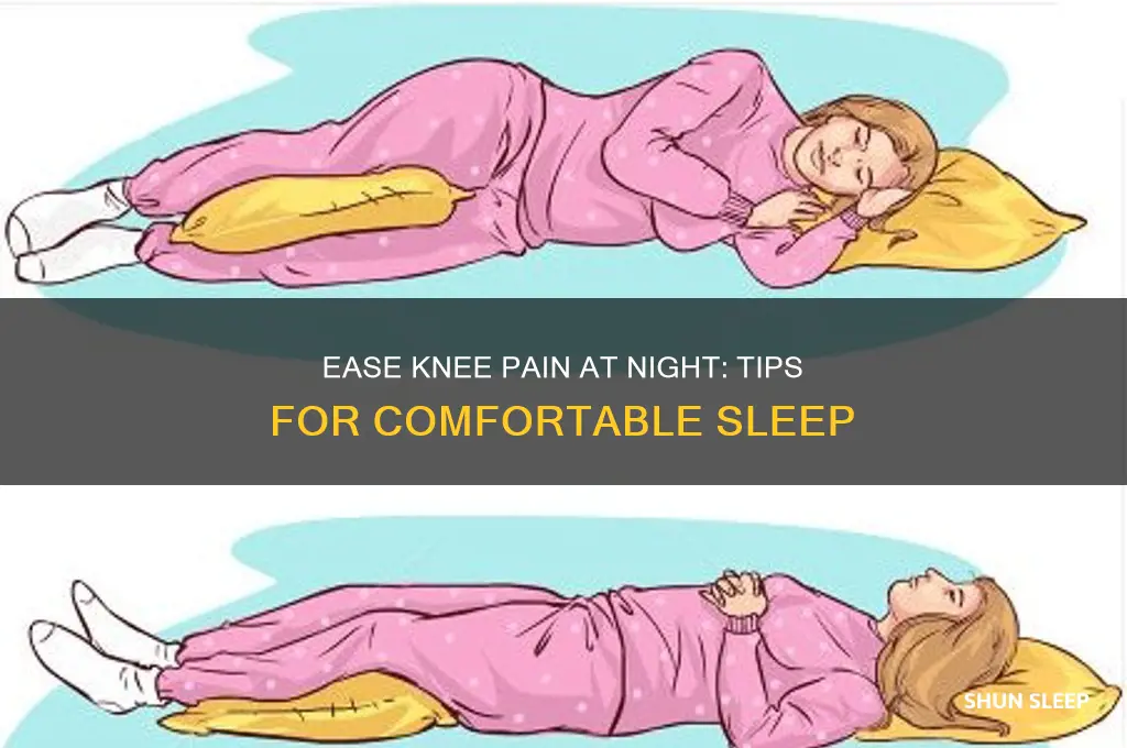 how to help knee pain while sleeping