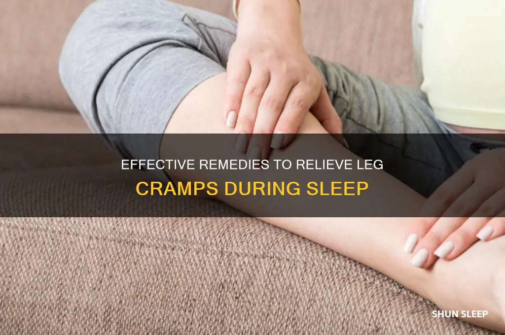 how to help leg cramps while sleeping