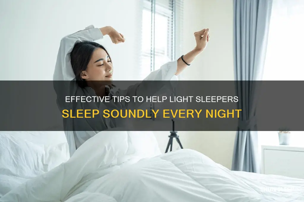 how to help not be a hard sleeper