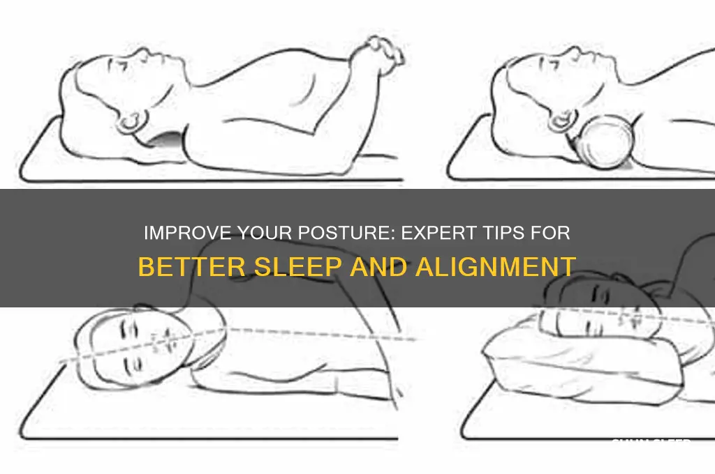 how to help posture when sleeping