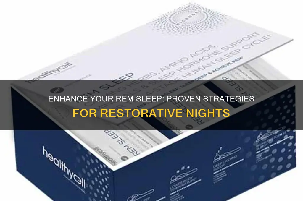 how to help rem sleep