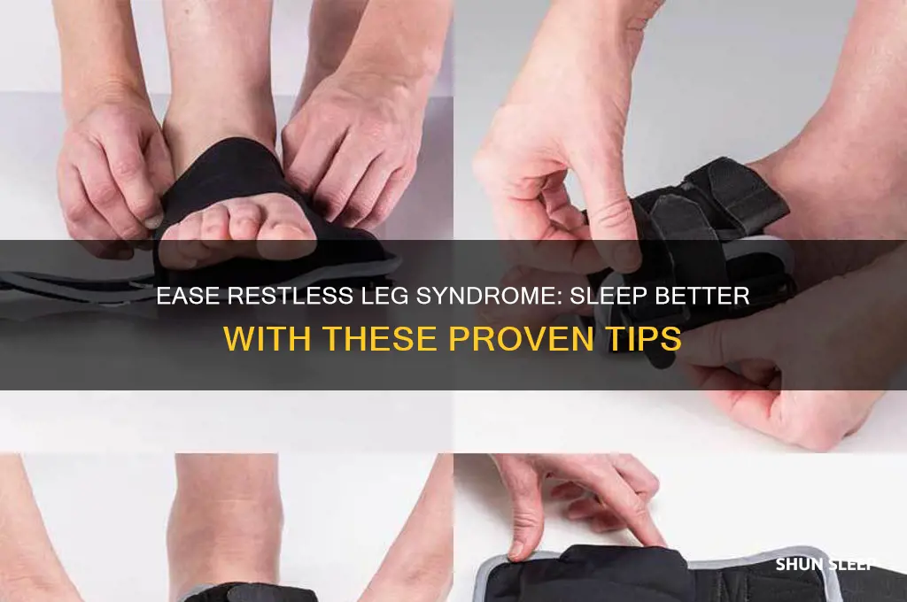 how to help restless leg syndrome when trying to sleep