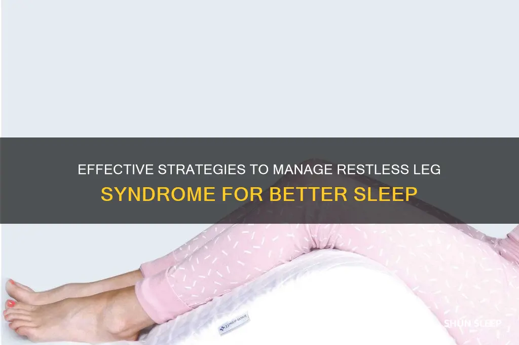 how to help rls when sleeping
