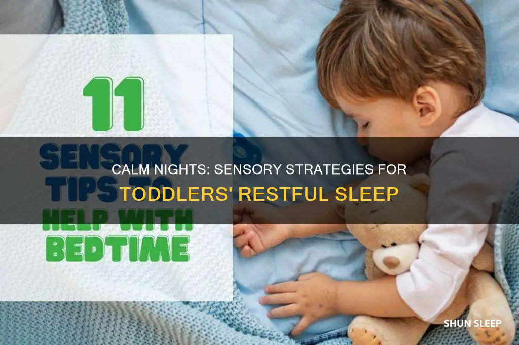 how to help sensory seeking toddler sleep
