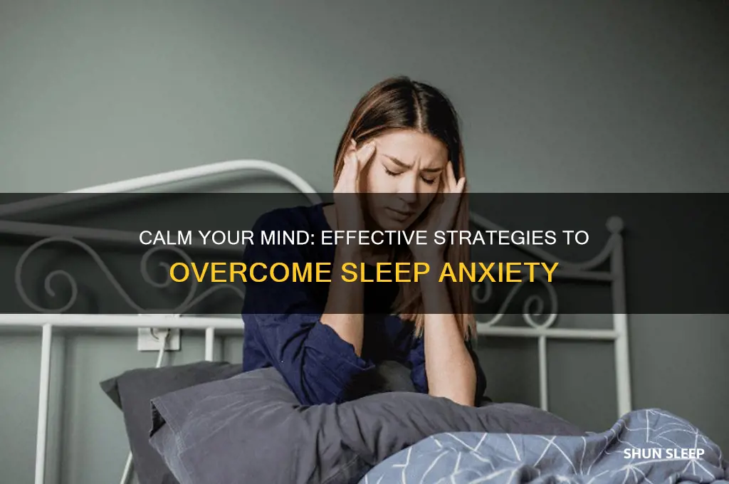 how to help sleep anxiety
