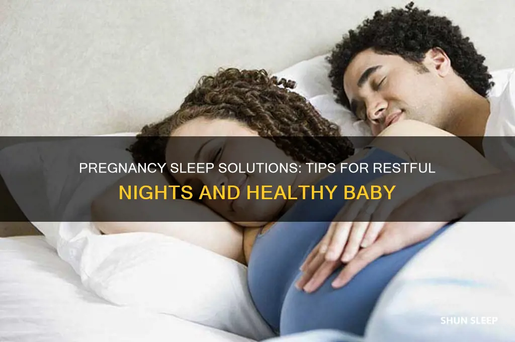 how to help sleep better when pregnant
