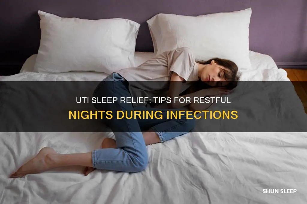 how to help sleep with a uti