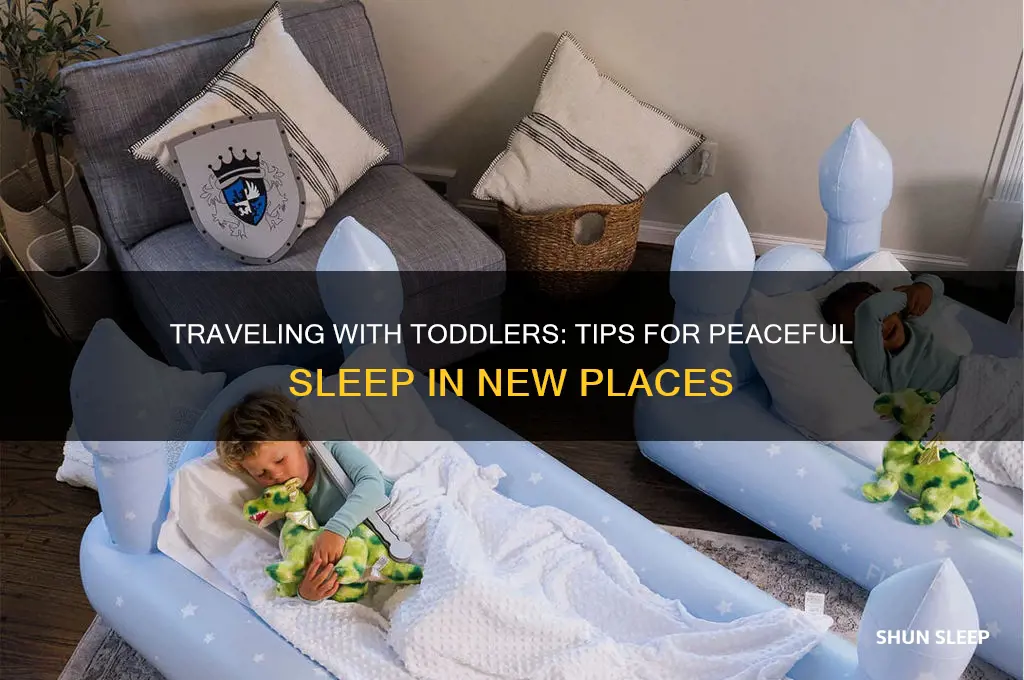 how to help toddler sleep away from home