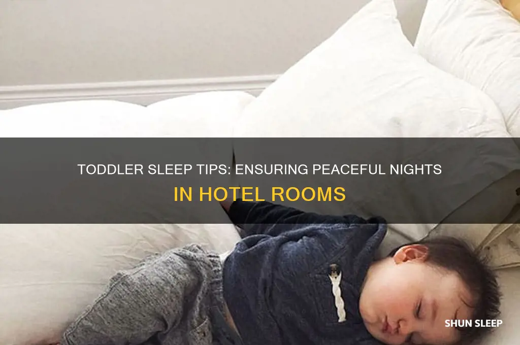 how to help toddler sleep in hotel
