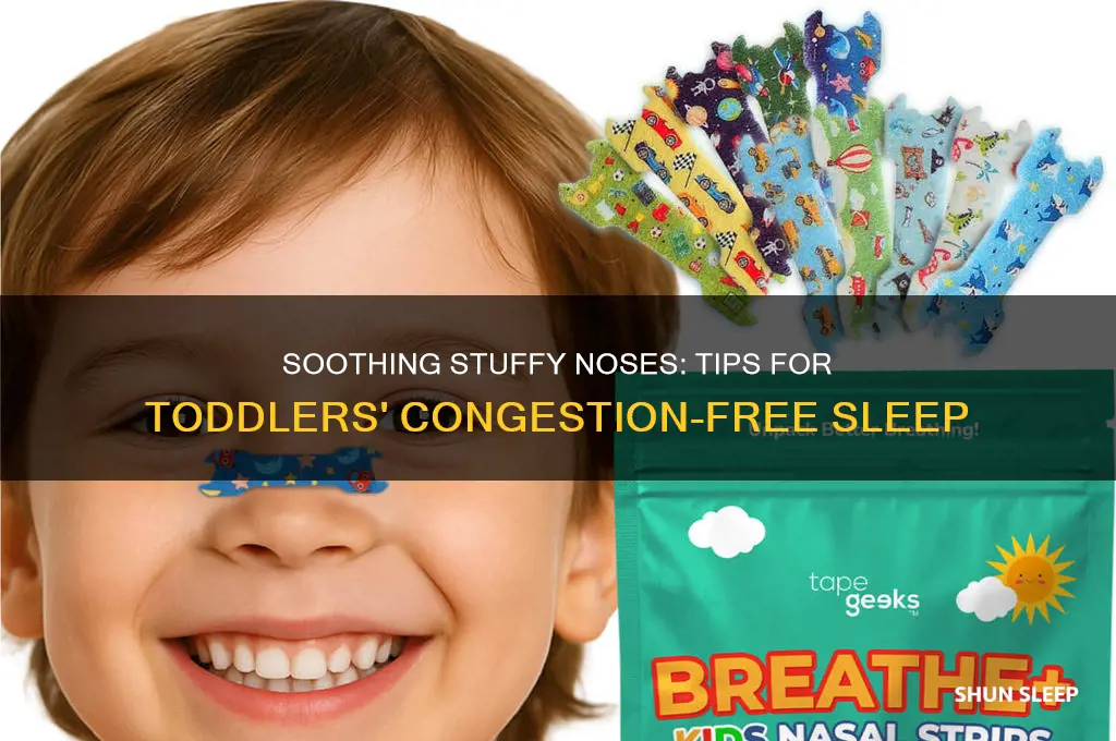 how to help toddler with nasal congestion sleep