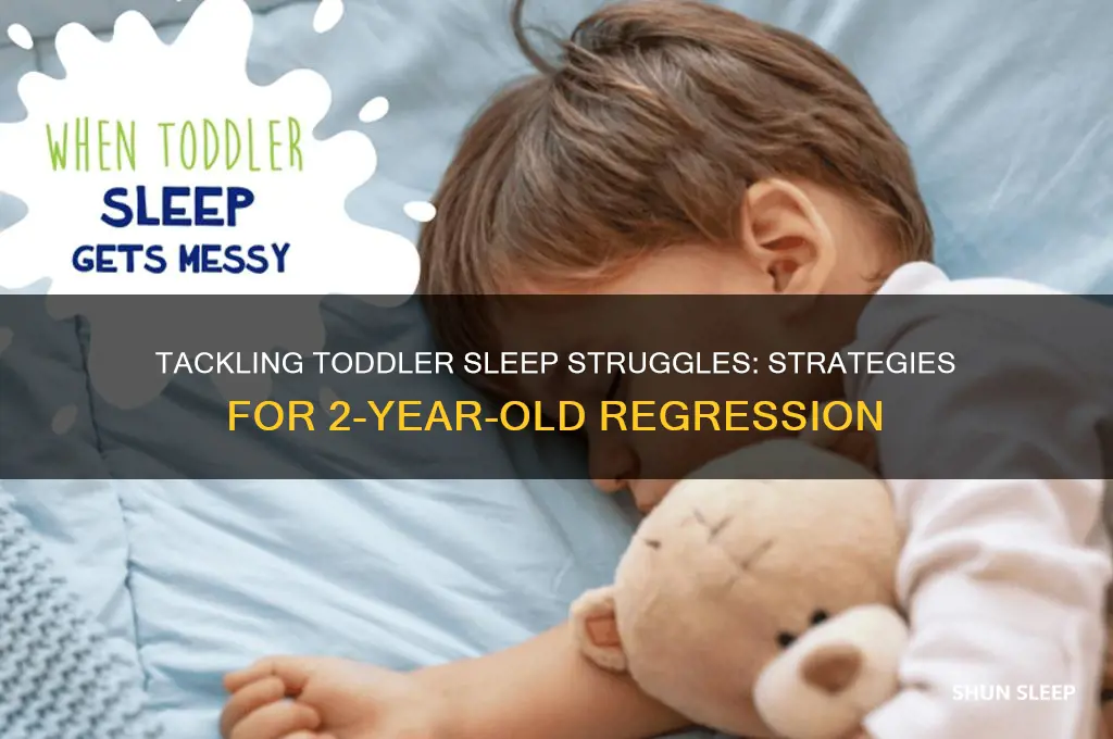 how to help with 2 year old sleep regression