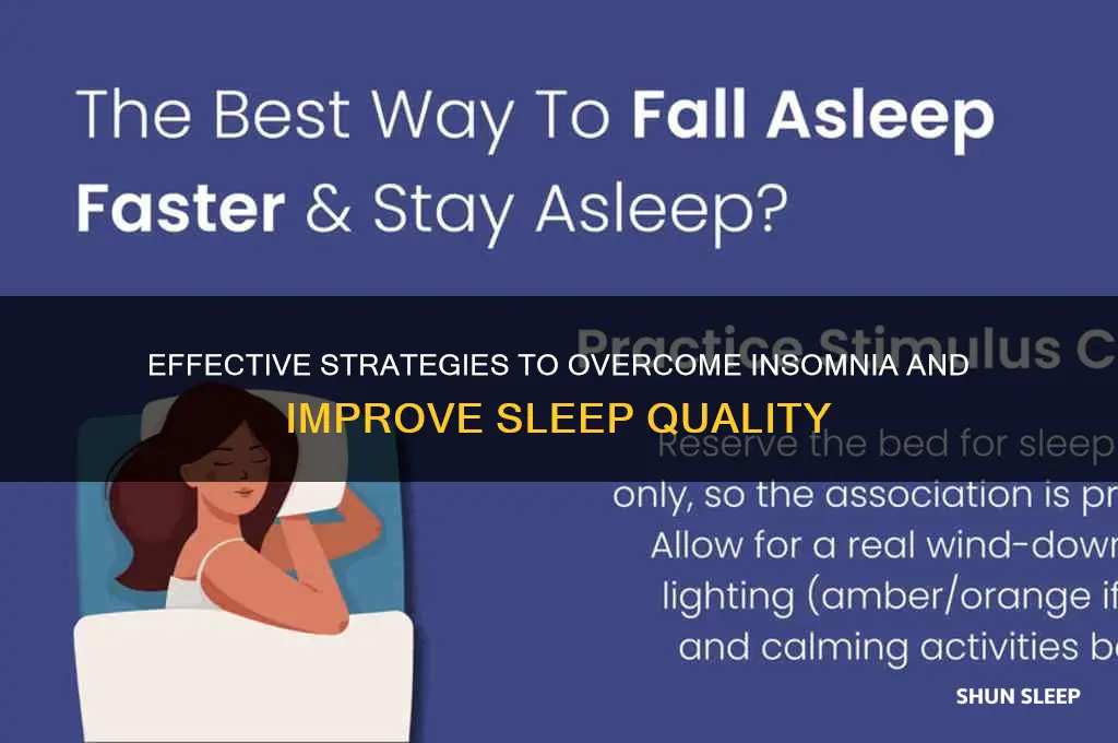 how to help with sleep insomnia