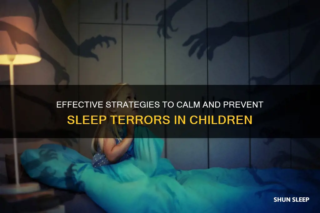 how to help with sleep terrors