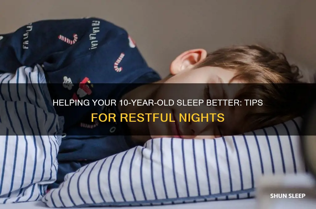 how to help your 10 year old sleep