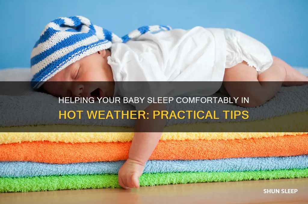 how to help your baby sleep in the heat