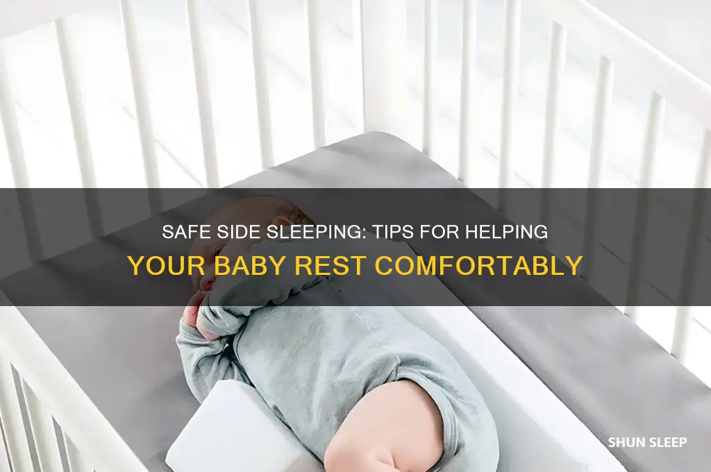 how to help your baby sleep on their side