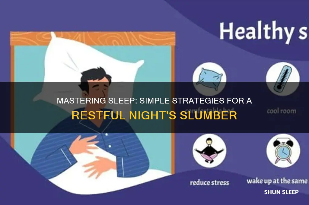 how to help yourself go to sleep