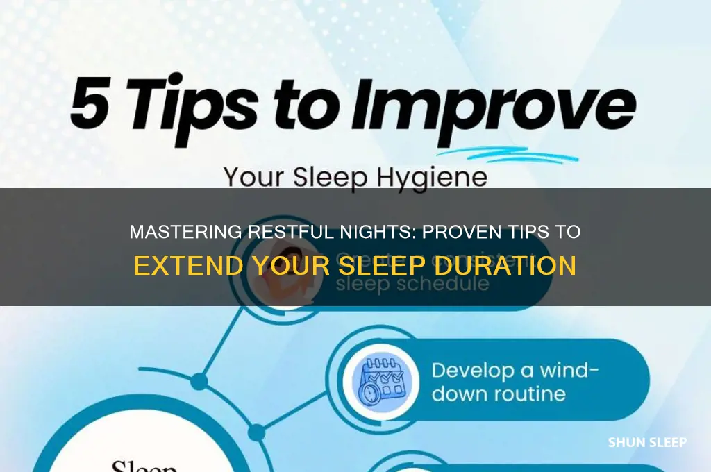 how to help yourself sleep longer