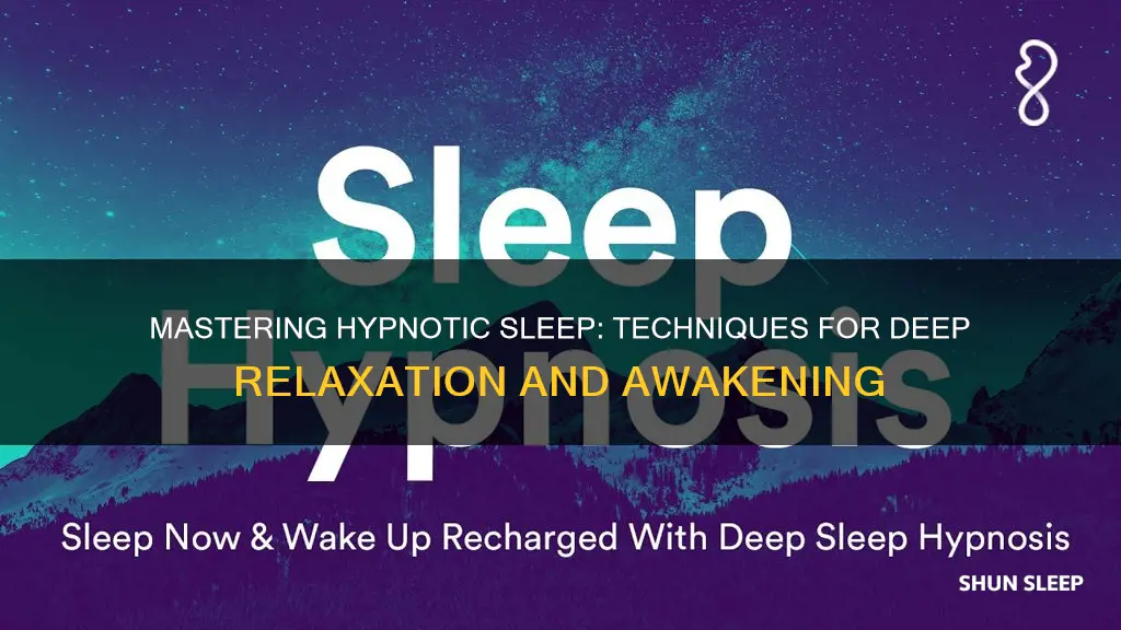 how to hypnotize someone to sleep and wake up