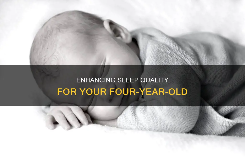 how to improve 4 year old sleep quality
