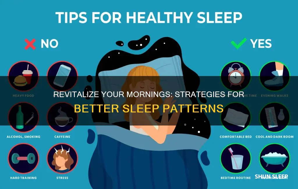 how to improve sleep patterns when you wake up