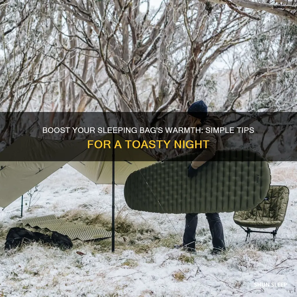 how to increase r value of sleeping bag