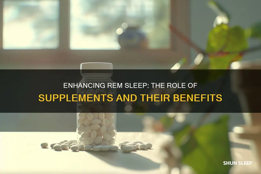 how to increase rem sleep supplements