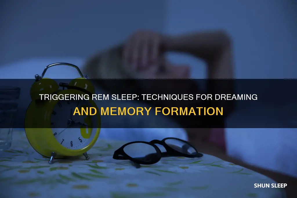 how to induce rem sleep