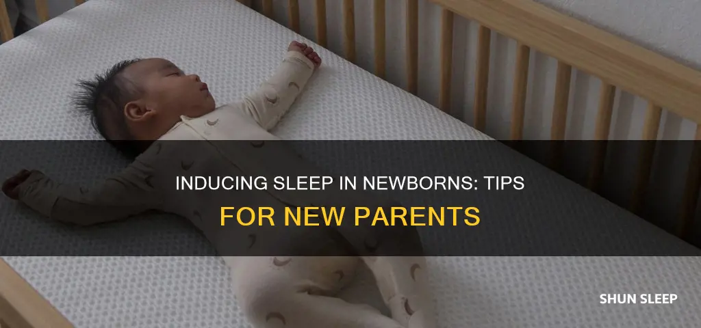 how to induce sleep in newborn