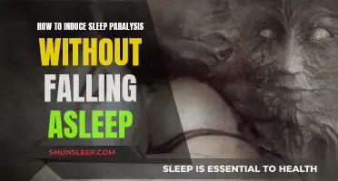 Sleep Paralysis Induction: Tricks to Stay Awake