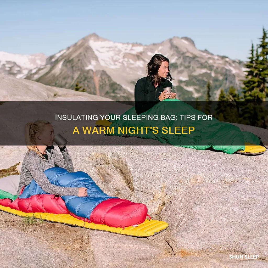 how to insulate a sleeping bag
