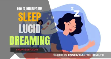 Trigger Lucid Dreams: Interrupting REM Sleep Patterns