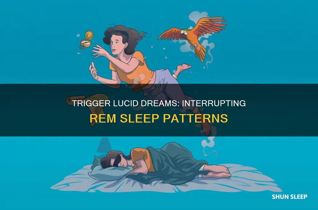 how to interrupt rem sleep lucid dreaming