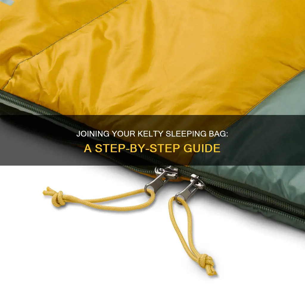 how to join kelty sleeping bag