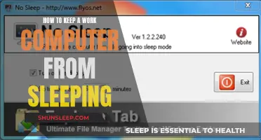 Preventing Work Computers from Sleeping Mode: Tricks and Tips