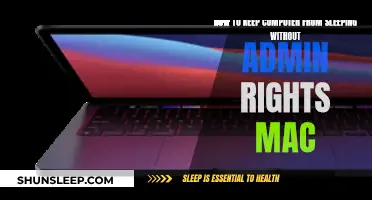 Preventing Mac Sleep Mode Without Admin Rights
