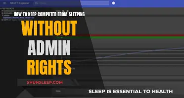 Keep Your Computer Awake: No Admin Rights Required
