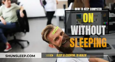 Preventing Computer Sleep Mode: Tricks to Keep Your PC Awake