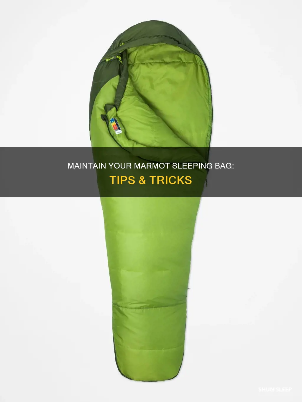 how to keep marmot sleeping bag