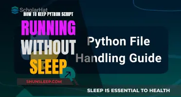 Keep Python Awake and Running Non-Stop