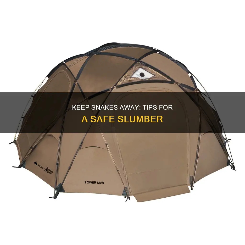 how to keep snakes out of your sleeping bag