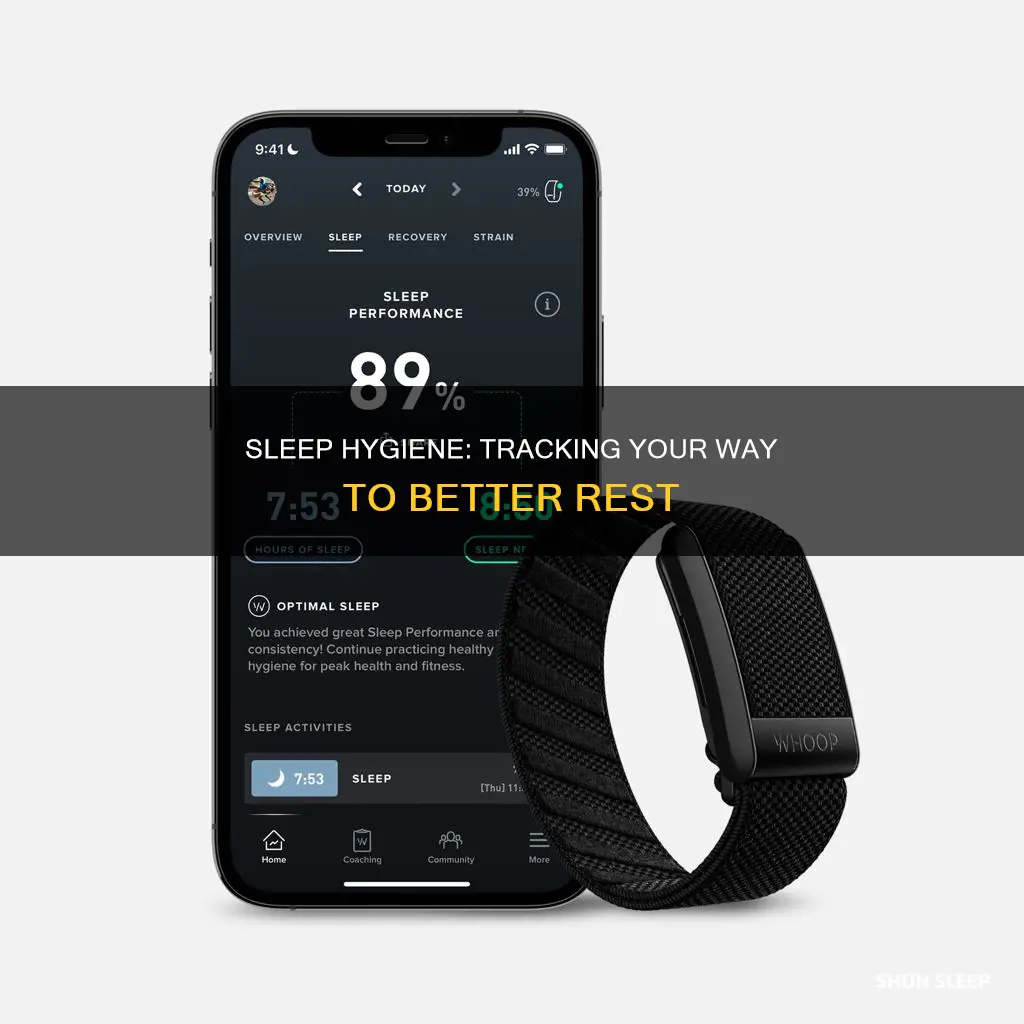 how to keep track of sleep hygiene