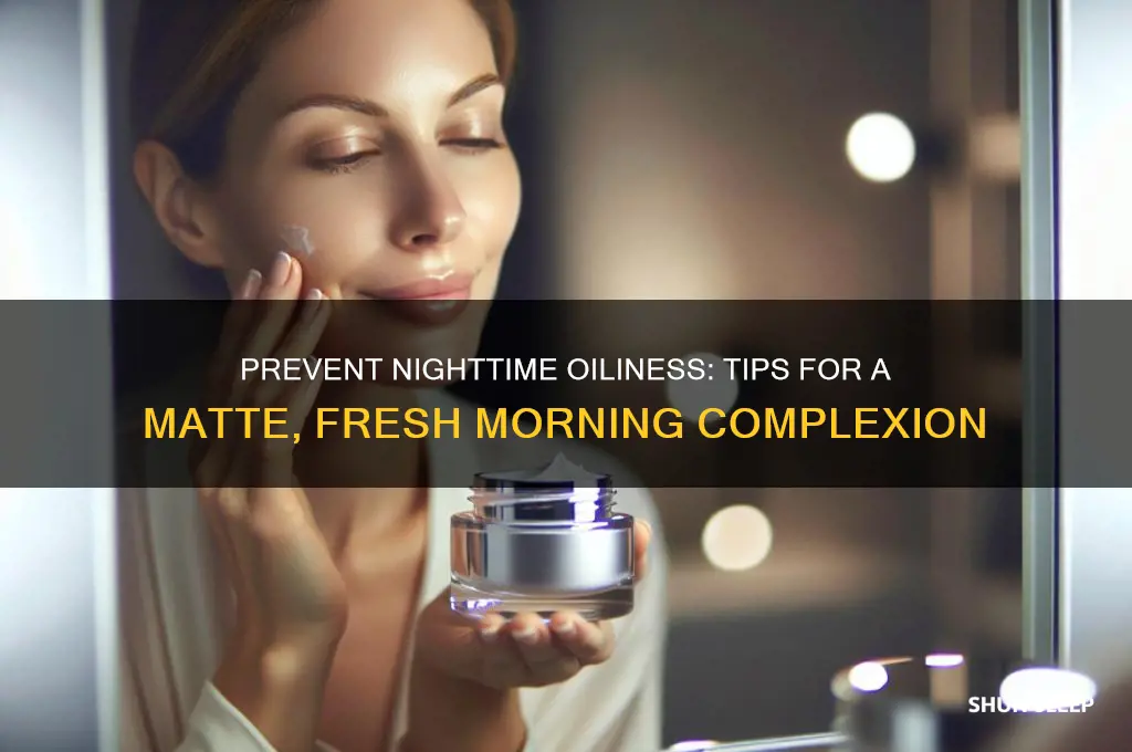 how to keep your face from getting oily while sleeping