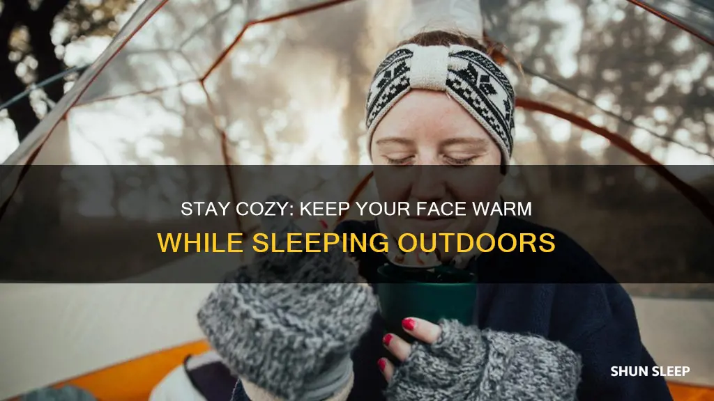 how to keep your face warm in a sleeping bag
