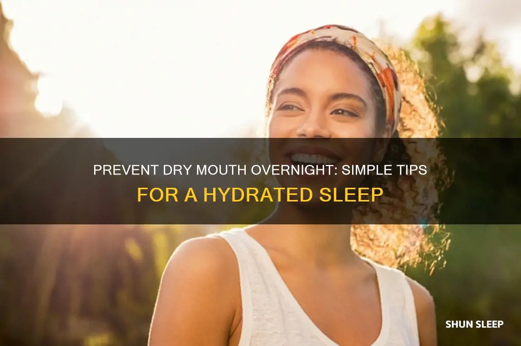 how to keep your mouth from getting dry while sleeping