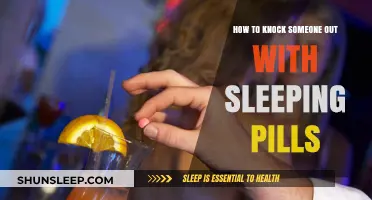Knocking Out with Sleeping Pills: A Dangerous Mix