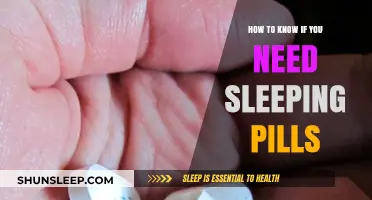 Sleeping Pills: When to Consider Taking Them