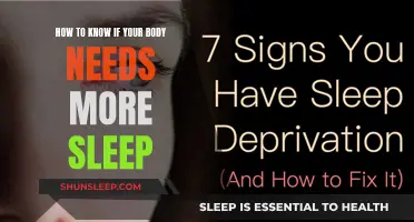 Are You Getting Enough Sleep? Signs Your Body Needs More